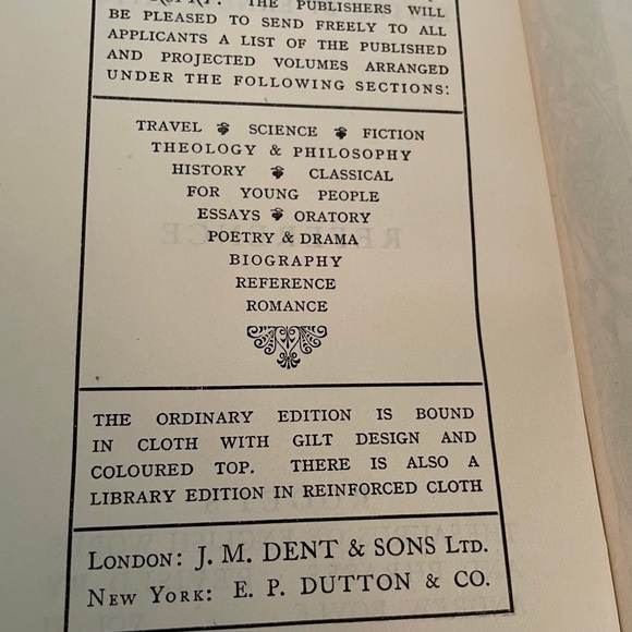 1924 RogetThesaurus antique book - Picture 3 of 7